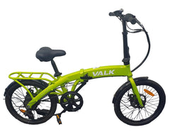 VALK Shuttle 5 Electric Folding Bike - Gloss Lime Green