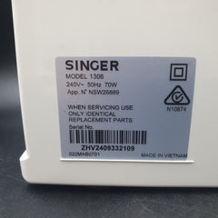Singer - Start 1306 Sewing Machine - White