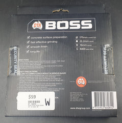 BOSS Dual 175mm Coarse Grinding Disc - DGD175DC