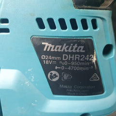 Makita - 18V 24mm Brushless SDS Plus Rotary Hammer - DHR242 - Tool Only
