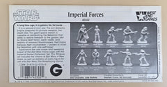 West End Games 1988 Star Wars Imperial Forces- 10 Piece 25mm Metal Figures in Box - Excellent Condition