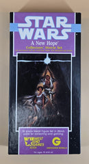 West End Games 1988 Star Wars A New Hope Collectors Movie Set - 10 Piece 25mm Metal Figures in Box