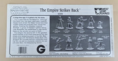 West End Games 1989 Star Wars The Empire Strikes Back Collectors Movie Set - 10 Piece 25mm Metal Figures in Box