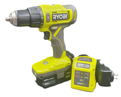 RYOBI - RPD18 - Cordless 13mm Hammer Drill Driver + 4AH Battery + Charger