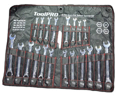 ToolPRO Ratchet Spanner Set Metric/SAE 20 Piece