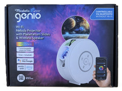 Mirabella Genio Wi-Fi Nebula Projector with Planetarium Slides and Wireless Speaker