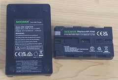 NEEWER Camera Charger & Battery - NW-USBF550 + Aftermarket NP-F550
