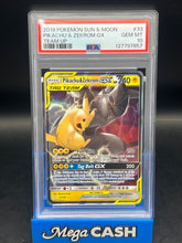 PSA 10 Pikachu & Zekrom GX 33/181 Team Up