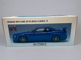 AUTOart MILLENNIUM NISSAN SKYLINE GT-R (R34) V-SPEC II MODEL CAR 1:18 SCALE