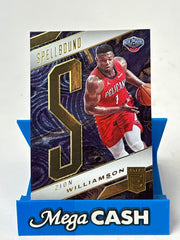 2021-22 Panini Elite Zion Williamson Spellbound “S” #34