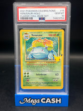 PSA 10 Venusaur 15/102 Celebrations