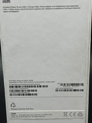 Apple iPhone 16 128GB - MYE73X/A - Black - New