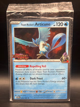 Team Rocket's Articuno 051/182 BEST BUY Destined Rivals SEALED Promo