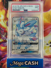 2018 P.M. Japanese Sylveon GX Ultra Shiny 238/150 - PSA 9