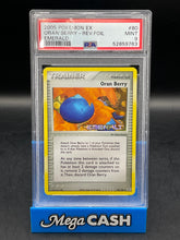 PSA 9 Oran Berry Rev Holo Ex Emerald 80/106