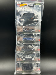 Hot Wheels Premium - Fast and Furious - Furious Fleet Pack 1-5