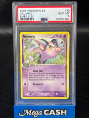 PSA 10 Grumpig 30/106 Emerald