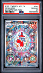 Pokemon PSA 10 Medicham 241/217 Illustration Rare Ascended En