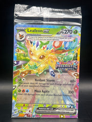 Leafeon EX 006/131 Prismatic Evolutions Stamped Promo