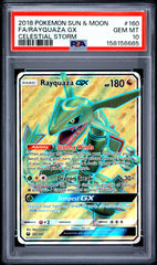 Pokemon PSA 10 Rayquaza GX 160/168 Celestial Storm