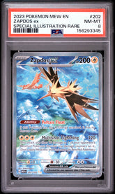 Pokemon - Zapdos EX 202/165 PSA 8 - English 151
