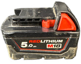 Milwaukee 18V 5.0AH Battery - M18B5