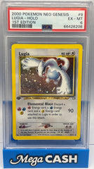 Pokemon PSA 6 Lugia 9/111 1st Edition Holo Neo Genesis