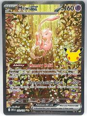 Pokémon - Mew Ex 152/128 30TH Anniversary Celebrations