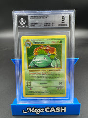 BGS 9 SHADOWLESS VENUSAUR HOLO 15/102
