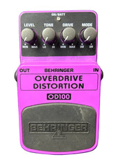 BEHRINGER Overdrive Distortion Guitar Pedal - OD100
