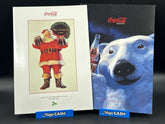 Telecom Coca-Cola Limited Edition $2 Phonecards Pair - 1994 Christmas/ Polar Bear