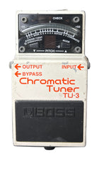 Boss Chromatic Tuner Guitar Pedal TU-3
