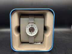 LADIES FOSSIL OPEN HEART, MOTHER OF PEARL, AUTOMATIC WATCH -