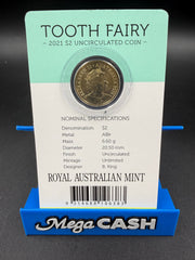 2021 $2 Tooth Fairy Carded Coin
