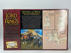 Toy Boz Aragorn & Brego LOTR The Two Towers Deluxe Horse & Rider Figure Set