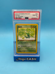 PSA 10 1ST EDITION ODDISH 63/82