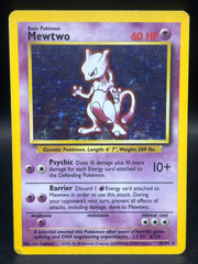 Mewtwo Holo 10/102 Base Set Unlimited