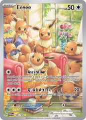 Pokémon 188/167 Eevee (Illustration Rare), Twilight Masquerade