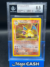 BGS 8.5 Charizard 4/130 Base Set 2 Unlimited with Swirl