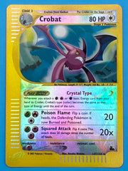 Crobat Crystal Reverse Holo - Skyridge NM