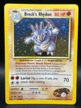 Brock’s Rhydon Holo 2/132 Gym Hero’s