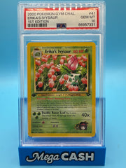 2000 Pokemon Erika’s Ivysaur 1st Ed PSA 10 41/132