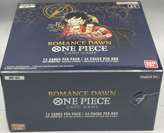 One Piece - OP-01 Romance Dawn Booster Box ( Blue Bottom)
