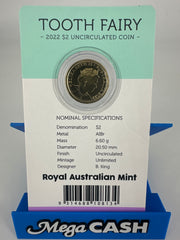 2022 $2 Tooth Fairy carded coin