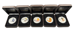 Mythical Creatures - Silver Proof - 5 Coin Set - 2013-2014