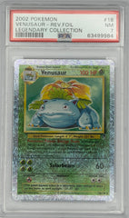 Pokemon PSA 7 Venusaur 18/110 Reverse Foil Legendary Collection