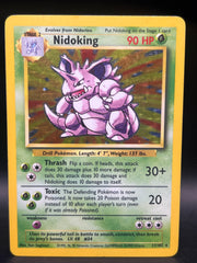 Nidoking Holo 11/102 Base Set Unlimited