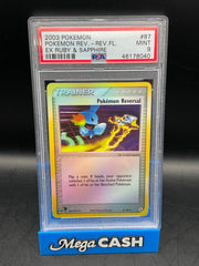 PSA 9 Pokemon Reversal 87/109 Ex Ruby & Sapphire