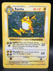 Raichu 14/102 Holo Shadowless Base Set