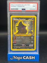 PSA 9 Shining Tyranitar 113/105 Neo Destiny